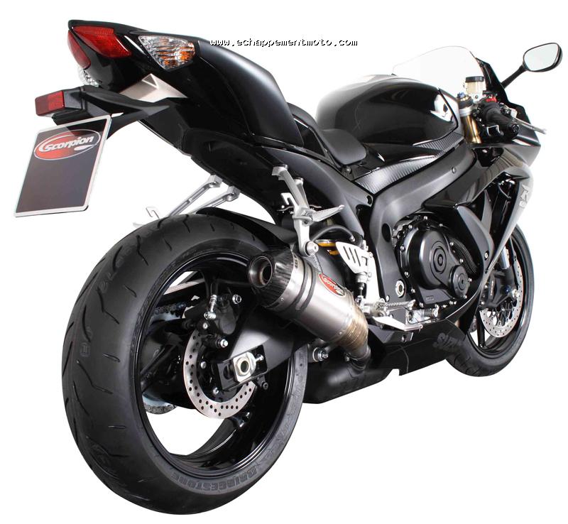 echappement moto SUZUKI GSX-R 600 2008 scorpion echappement moto SUZUKI GSX-R 600 2008 scorpion